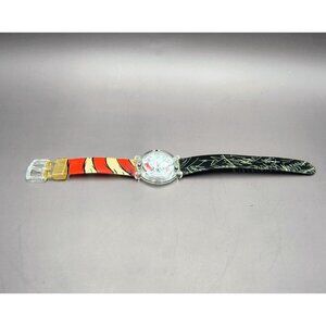 Dr. Seuss Cat in the Hat Wrist Watch Tick Tocking Time Ticker 1997 Needs Battery